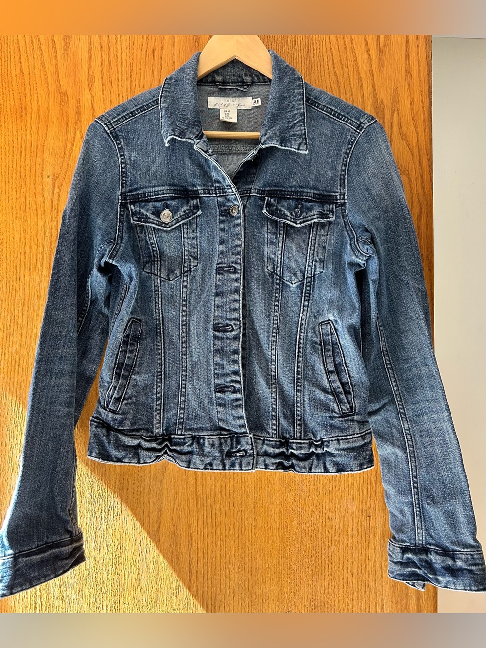 Classic Women's Denim Jacket - Blue H&M